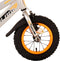 Volare Rocky - Kinderfiets - 12 inch - Handrem en zijwieltjes - Grijs