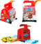 Toi-Toys Turbo Racers - Autoschieter met 2 Raceauto's - 16 cm - Rood (2 stuks)