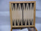 7 in 1 - Bordspellen - Houten kist met schaak dammen backgammon domino cribbage kaartspelen en dobbelstenen