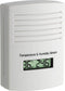 TFA-Dostmann 35.1083.54 - Weerstation - Digitaal - Tafel of Wandstation - Binnentemperatuur - Binnenvochtigheid - Radiogestuurde tijdsaanduiding - Datumaanduiding - Alarm - Snooze - Zilverkleurig - Zwart