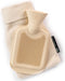 CosyPanda Mini Bamboo Kruik met Hoes - 22x16cm - Duurzame Warmwaterkruik - 600ML - Beige