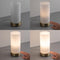 Paulmann Pinja - LED-tafellamp E14 max. 20W - Opaalglazen kap - Wit Messing geborsteld