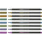 STABILO Pen 68 Metallic - Premium Metallic Viltstift - Metalen Etui Met 8 Kleuren