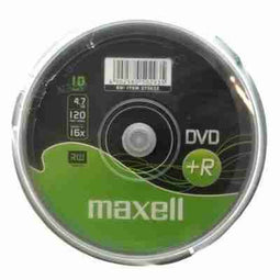 Maxell M160 lege dvd 4,7 GB DVD+R 10 stuk(s)