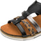 MARCO TOZZI 28440 - Dames Slippers en Sandalen - Gesp - Zwart Comb - MAAT 38