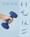 Songmics Dumbbells - 2-delig - Hex - Neopreen - Antirol