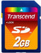 Transcend 2 GB - SD-kaart - Class 2 - 10 Mb/s schrijfsnelheid (2 stuks)