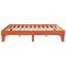 vidaXL - Bedframe - zonder - matras - massief - grenenhout - wasbruin - 200x200 - cm