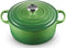 Le Creuset Braadpan Signature - Gietijzer - Ø 24 cm / 4,2 Liter - Groene Emaille Bamboo Edition
