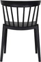 Windson Stapelstoel Zwart - SET VAN 4