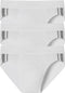 Schiesser 3-pack - Heren Rio slip 95/5 - Biologisch katoen - Hoog opgesneden - Wit (3-pack)