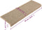 vidaXL - Trapmatten - zelfklevend - 15 - st - 65x21x4 - cm - donkerbeige