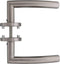 Intersteel Deurkruk Lisa 90° op rozet rvs geborsteld