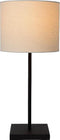 Atmooz - Tafellamp Swan - Met kap - E27 - Slaapkamer / Woonkamer - Zwart - Hoogte 50.5 cm - Metaal