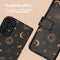 iMoshion Hoesje Geschikt voor Samsung Galaxy A33 Hoesje Met Pasjeshouder - iMoshion Design Bookcase smartphone - Zwart / Sky Black