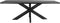 Richmond Interiors Eettafel TOP Oakura 230 (Black)