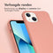 iMoshion Hoesje Geschikt voor iPhone 13 Hoesje Met Koord - iMoshion Color Backcover met afneembaar koord - oranje