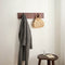 Urban State Piano - Wandkapstok - 10 haken - Donker hout - Walnoot finish