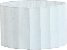 Light & Living Disli - Cilinder lampenkap - Golvend patroon - Wit - Ø40cm