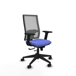Piqueras y Crespo 2D066N0 - Bureaustoel - Verstelbare hoogte met armleuning - Licht Blauw