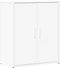 vidaXL - Dressoir - 60x31x70 - cm - bewerkt - hout - wit