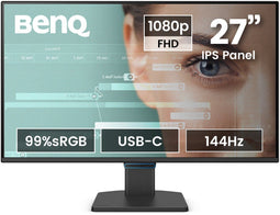 BenQ GW2790C - 27 inch Full HD Monitor - 144Hz IPS - USB-C - 99% sRGB - TUV Eye Comfort