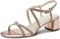 Tamaris Sandalen - Hak 5 cm - Vegan - Goud (Maat 38)