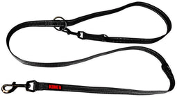 KONG Adjustable Leash L - Verstelbare nylon riem - Reflecterend - Zwart