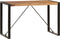 vidaXL - Eettafel - 120x60x76 - cm - massief - sheeshamhout