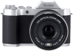 Rollei Powerflex 10x Retro - Superzoom compactcamera - 64 MP - 10x zoom - Zwart
