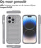 imoshion Hoesje - Geschikt voor iPhone 14 Pro - EasyGrip Backcover - Grijs