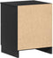 vidaXL - Nachtkastje - met - 2 - lades - 40x36x50 - cm - zwart