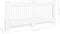 vidaXL Radiatorombouw 2 st 172 cm MDF wit