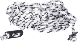 Redcliffs Scheerlijnen / touwen met gatspanners - 2x - zwart/wit - 4 mm x 10 meter - tent scheerlijn