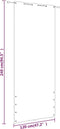 vidaXL - Balkonscherm - 120x240 - cm - oxford - stof - bruin