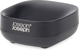 Czarna plastikowa mydelniczka Slim – Joseph Joseph