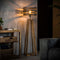 AnLi Style Vloerlamp twist houten kruisframe
