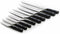 Peeler Knife Quid Professional Inox Chef Black Black Metal 9 cm (Pack 10x)