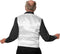 dressforfun - Paillettenvest heren - glinsterende pailletten - zilver XXL