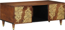 vidaXL - Salontafel - 100x54x40 - cm - Massief - Mango - Hout