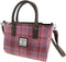 Handtas Brora Levendig Roze - Ritssluiting - Draagband - Harris Tweed - Glen Appin of Scotland