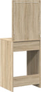 vidaXL - Kaptafel - met - LED-verlichting - - - Sonoma - Eik - 50x41x135 - cm