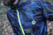 Rogelli Electro - Hardloopjack - Ventilerend en waterafstotend - Donkerblauw Zwart Fluor - Maat S