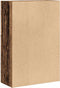 vidaXL - Boekenkast/dressoir - 66x30x98 - cm - bewerkt - hout - oud - houtkleurig