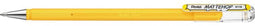 Gelschrijver pentel k110 mattehop m geel | 12 stuks