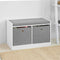 SoBuy FRG104-N - Bamboe badrekje - max 5kg - B 70 cm x L 15,5 cm