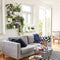 LECHUZA CUBE Glossy Green Wall Home Kit 14 - Plantenbakken - met uitneembare binnenbak - met bewateringssysteem - ALL-IN-ONE set - antracietgrijs hoogglans