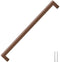 vidaXL - Handvatten - 5 - st - 320 - mm - roestvrij - staal - bronskleurig