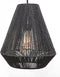 LABEL51 Ibiza Hanglamp - Zwart - Stof - 2-Lichts