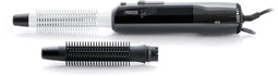 Princess 529202 - Föhnborstel - 2 opzetborstels - Coolshot functie - Zwart